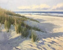 People on the Beach 16x20